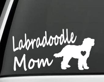 L1029 Labradoodle Mom Dog Breed Decal Sticker