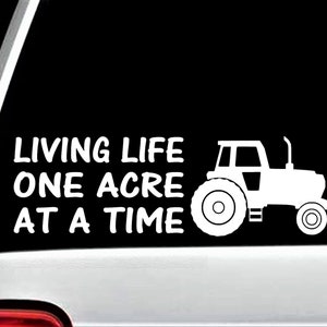 Farm Tractor Decal Sticker for Truck Window | Farming Decal Sticker | Farmhouse Decor | Farmer Decal | Gift For Farmer | B1022