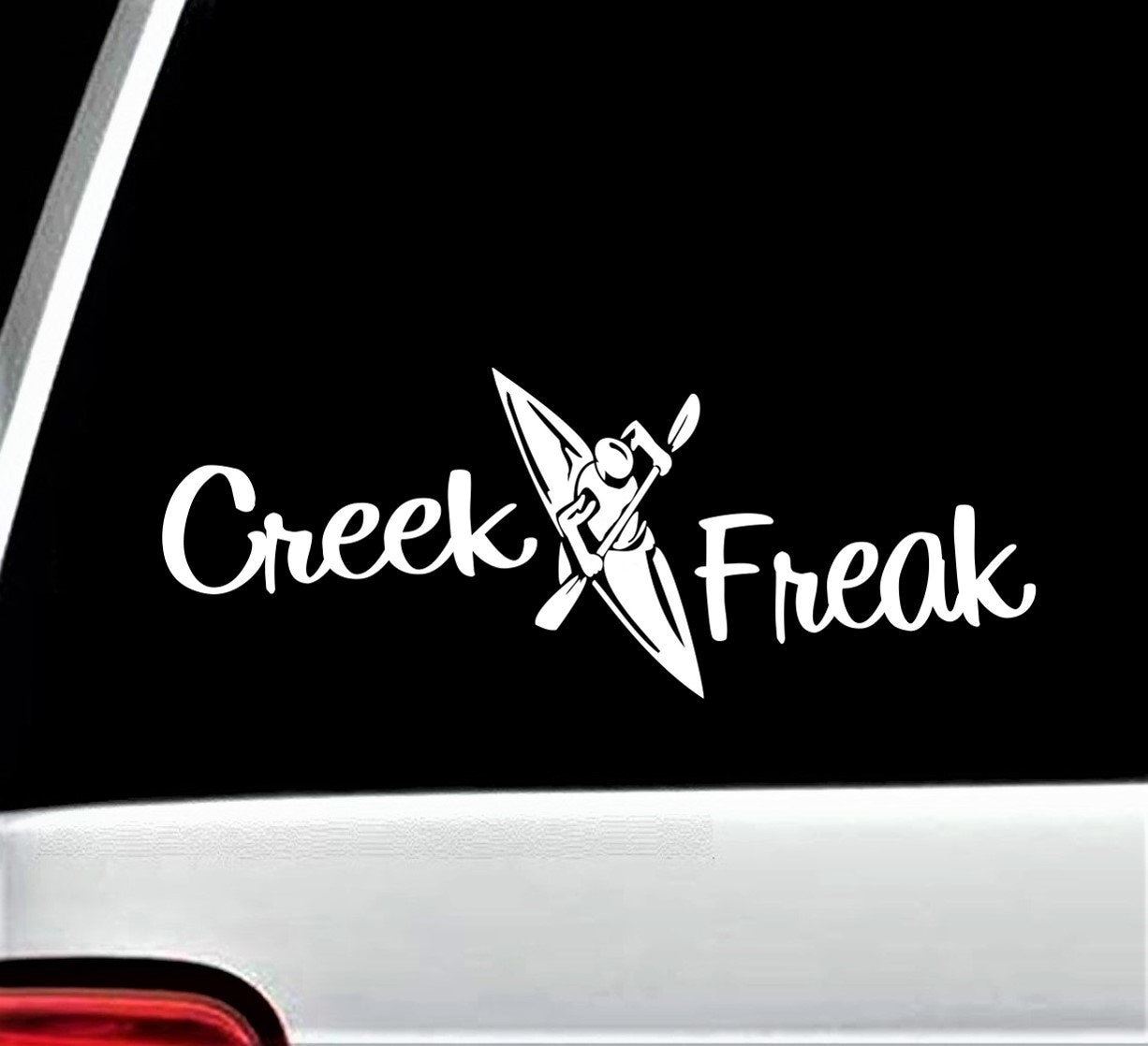 Kayak Vinyl Decal Sticker - Perfect For Car Truck Bumper Laptop Or Boat
