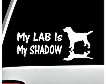 Labrador Dog Decal for Car | Lab Mom Sticker | Labrador Retriever Decals | Labrador Pet Gift Accessories | L1048