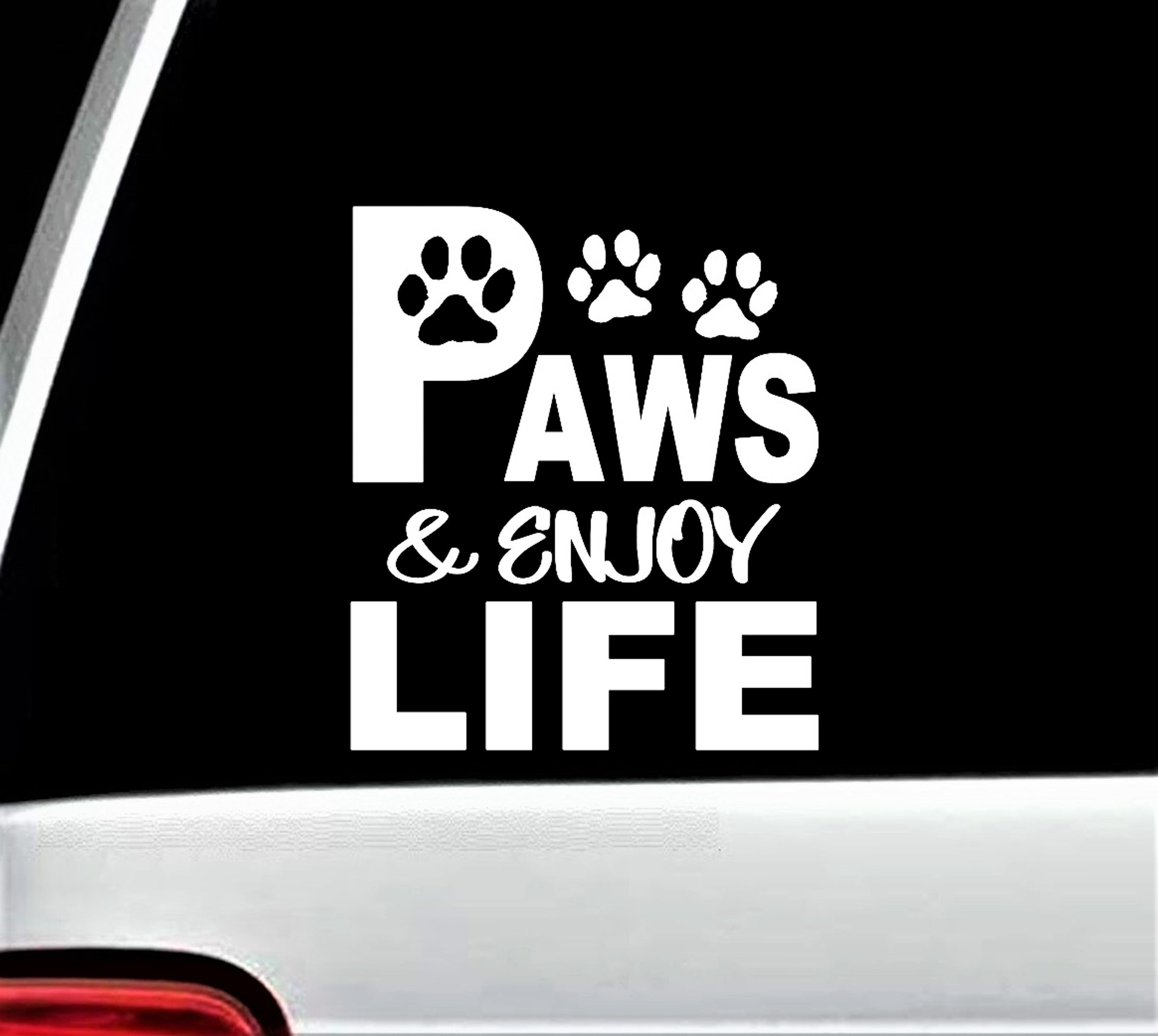 WickedGoodz Pit Bull Parent Heart Paw Print Vinyl Decal - 4.7x3.3 Inch Car Window Or Bumper Sticker - View #11