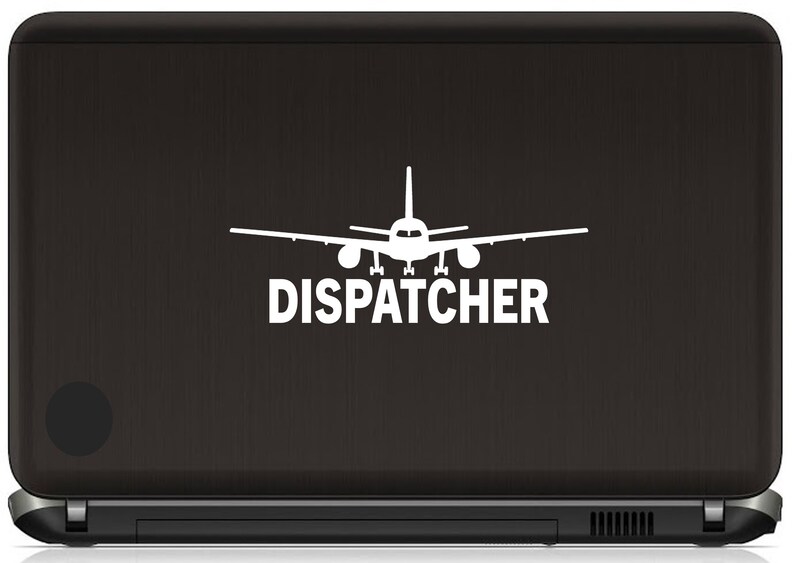 Airplane Dispatcher Decal Sticker for Car Window | BG 902 - Etsy