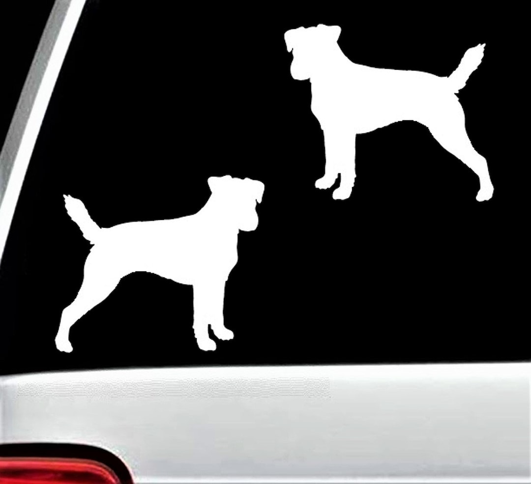 2count Jack Russell Terrier Dog Decal Sticker for Car Window Jack Russell Decal BG 647 Etsy