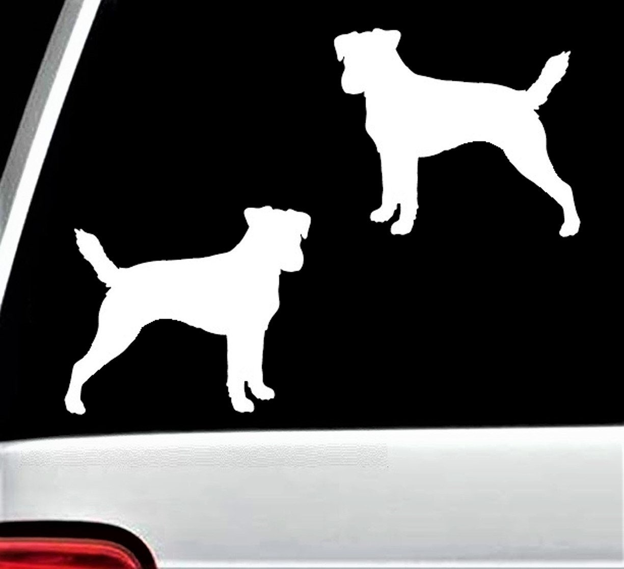 Lustig Jack Russell Hund Taxi Service Vinyl Auto Aufkleber