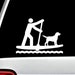 Ohio Beagle Dog Chasing Rabbit Decal Sticker for Car Window BG 767 - Etsy