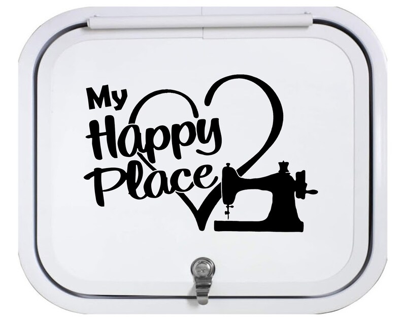 Love to Sew Decal Sticker Sewing Machine Decal for Car Cup Etsy