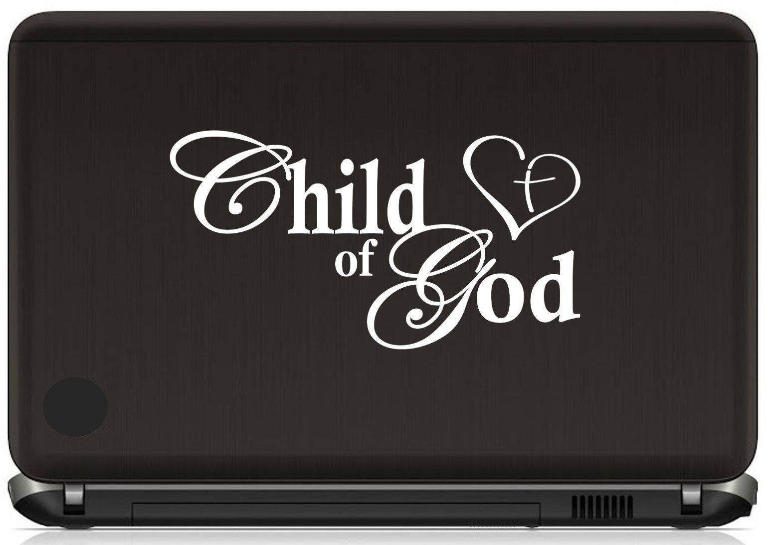 INDIGOS UG Adesivo Auto - Sticker - Auto - JDM - Die Cut - Christian 3 Crosses John Decal Laptop Window Sticker - Rosso - 88 mmx139 mm