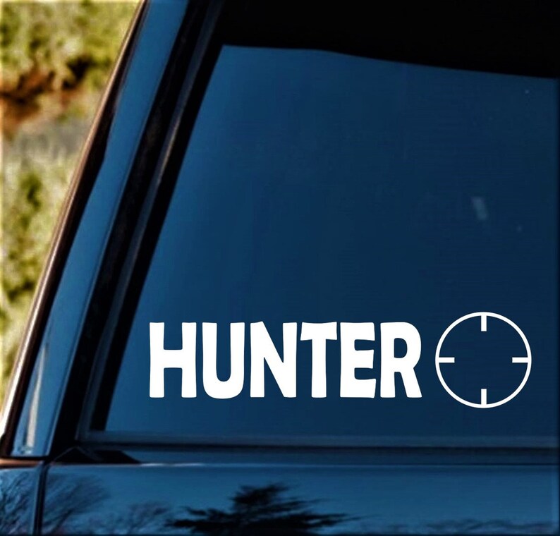 Hunter Gun Scope Sights Decal Sticker for Car Window 8 inch BG Etsy