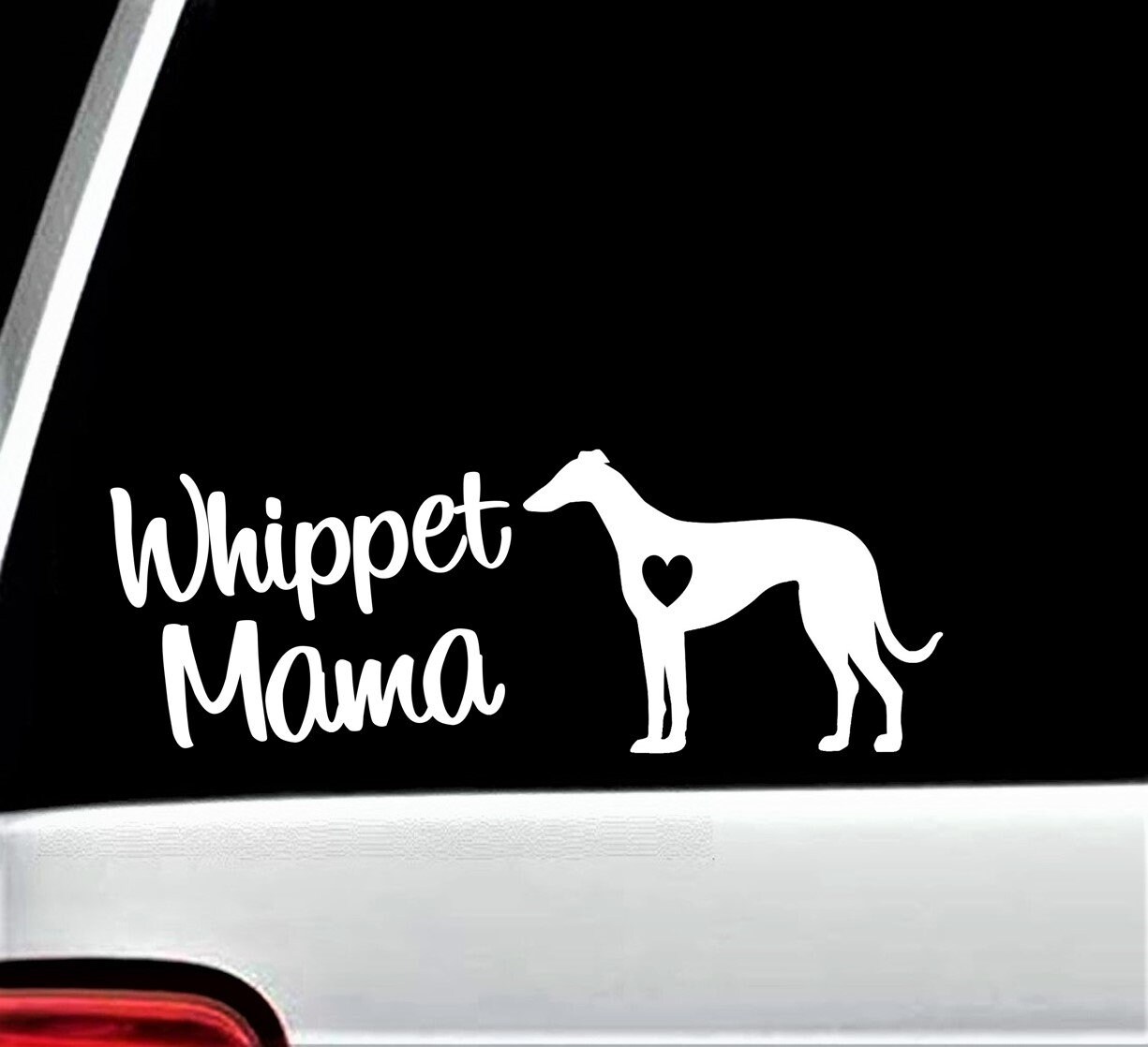 Crazy Dog Lady Window Decal Sticker For Cars And Trucks | Custom Made In The USA | Fast Shipping - Foto 2