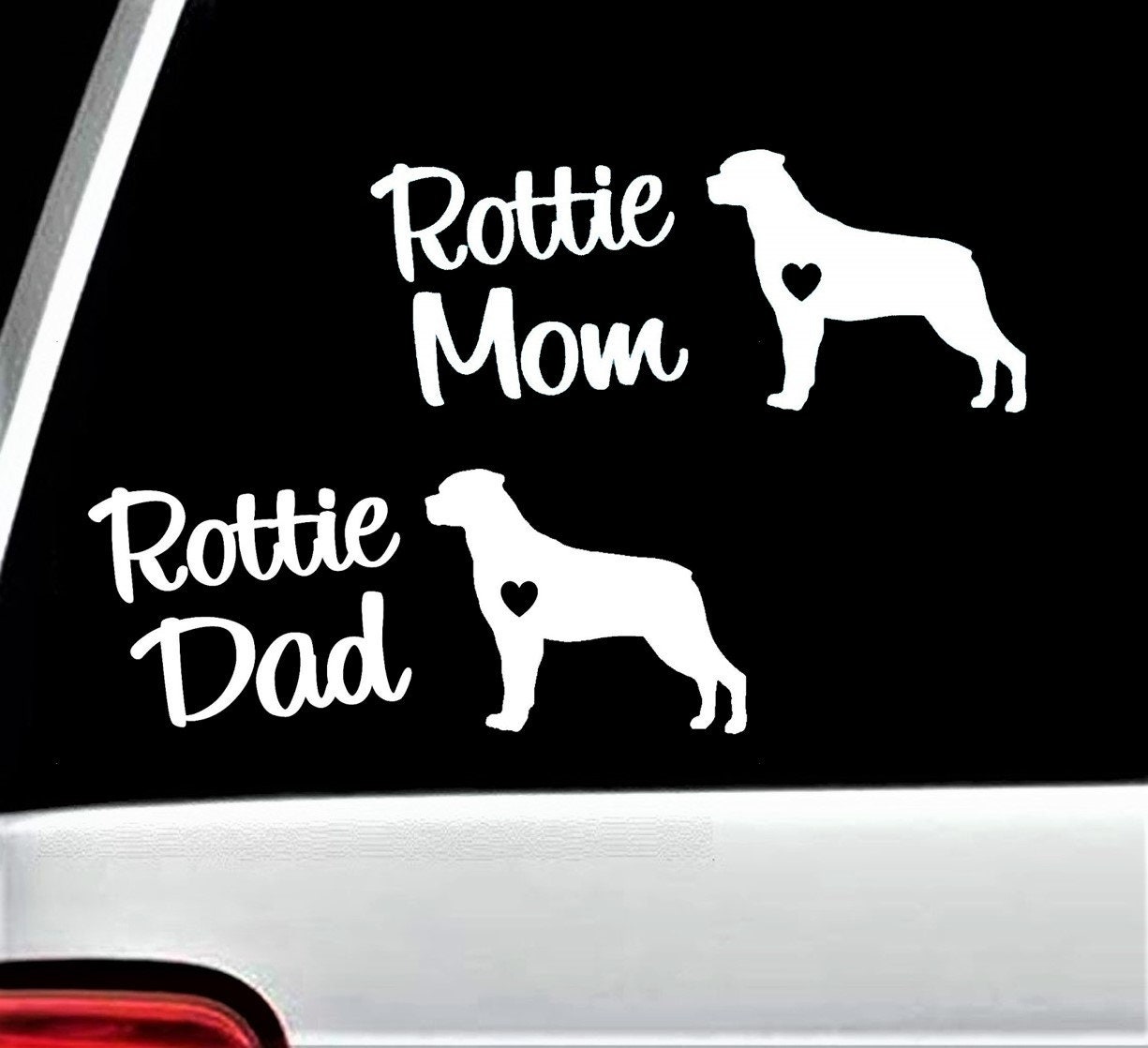 rottweiler car decal