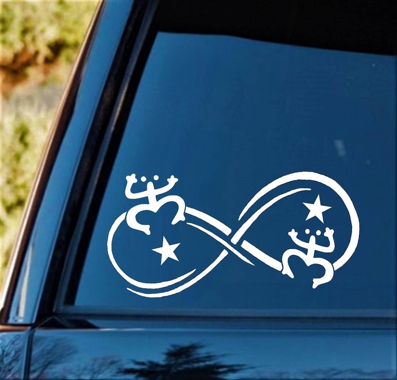 Coqui Frog Infinity Decal Sticker Hawaii Puerto Rico Florida Etsy