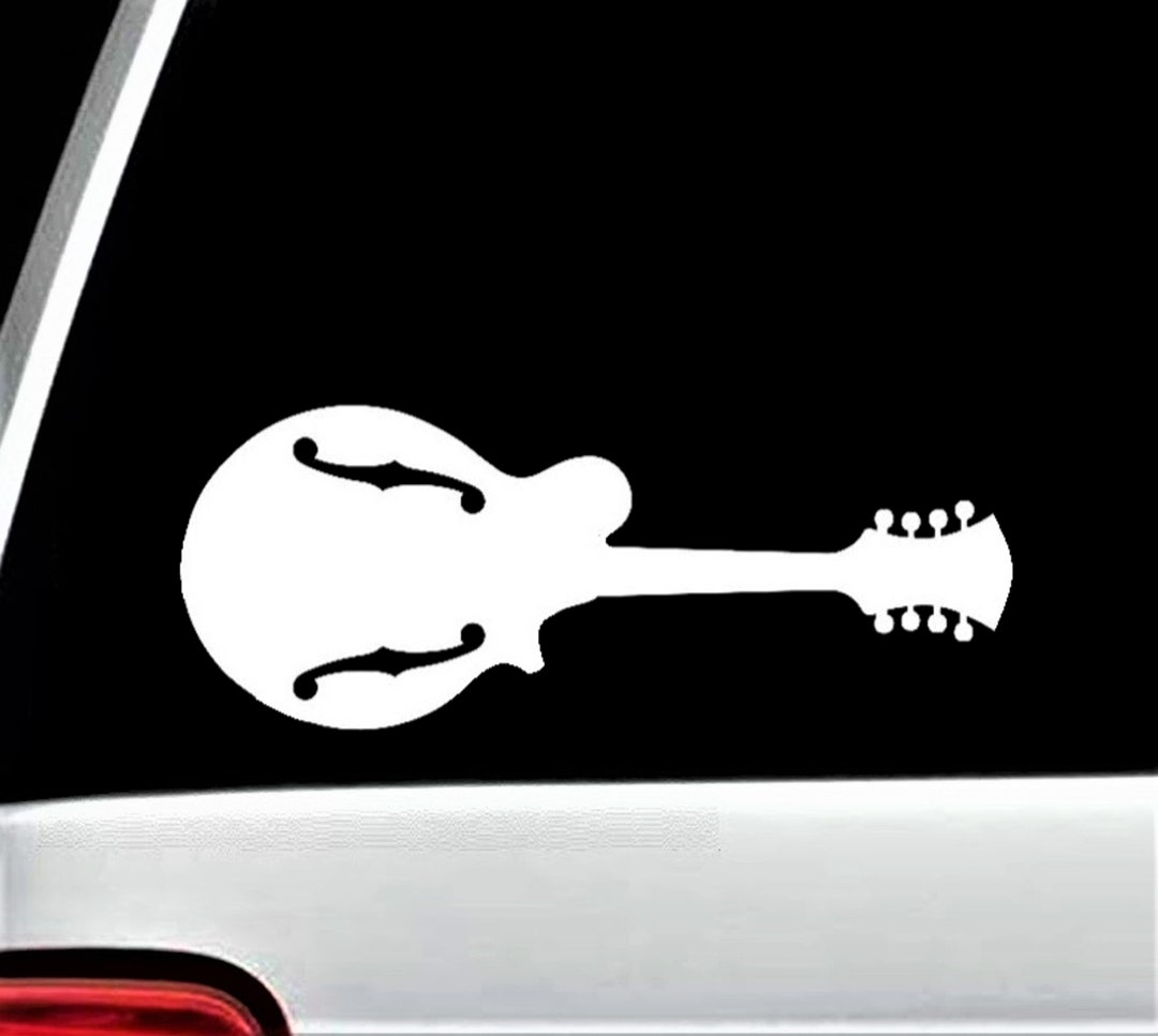 Mandolin Decal Sticker Bluegrass Music Mandolin Decal Gift for Mandolin