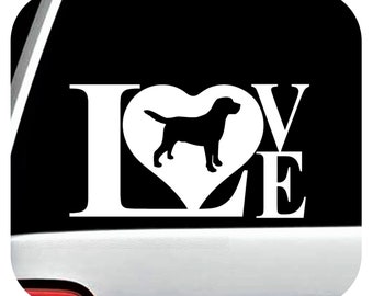 Labrador Retrievers Decal | Waterproof Sticker | Dog Sticker | Labrador Dog Decal | Laptop Decal | Lab Mom | Love Labrador Decal