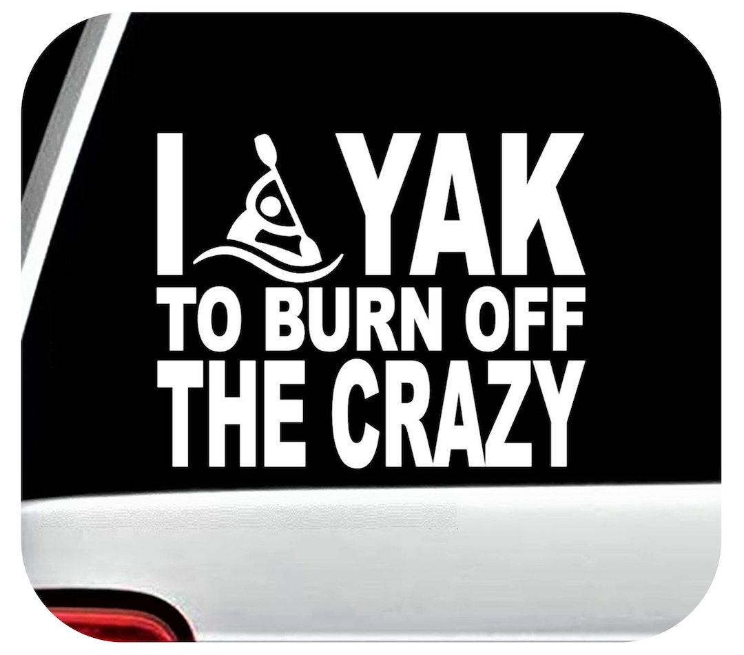 Kayak Vinyl Decal Sticker Custom Kayak Decal Outdoors Etsy