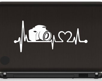 Camping Tent Kayak Heartbeat Lifeline Decal Sticker Canoe Camper Trailer C1162 E