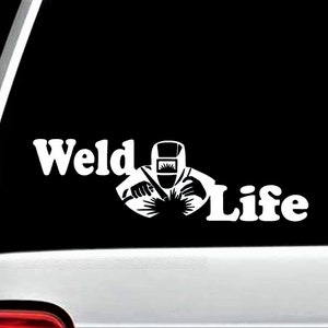 Weld Life Welding Decal Sticker for Car Truck SUV | Toolbox Welders Art