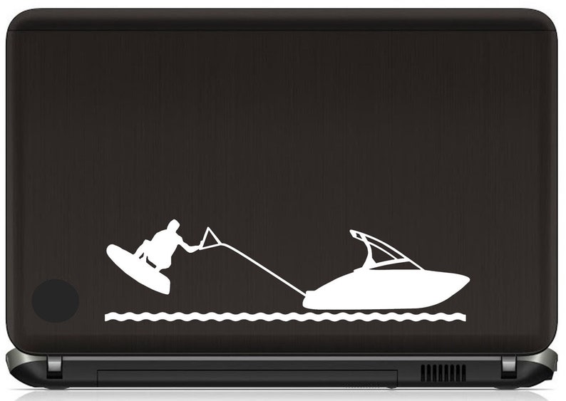 Wakeboard Water Skiing Speedboat Decal Sticker for Car Window Etsy