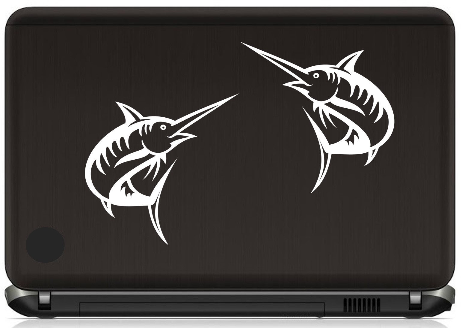 Merling Fish Sticker Marlin Deep Sea Fishing Decal Sticker Set for Car Window 5 Inch BG 407 ...