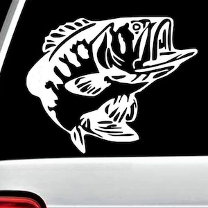 Bass Fishing Freshwater Decal Sticker for Car Window BG 777