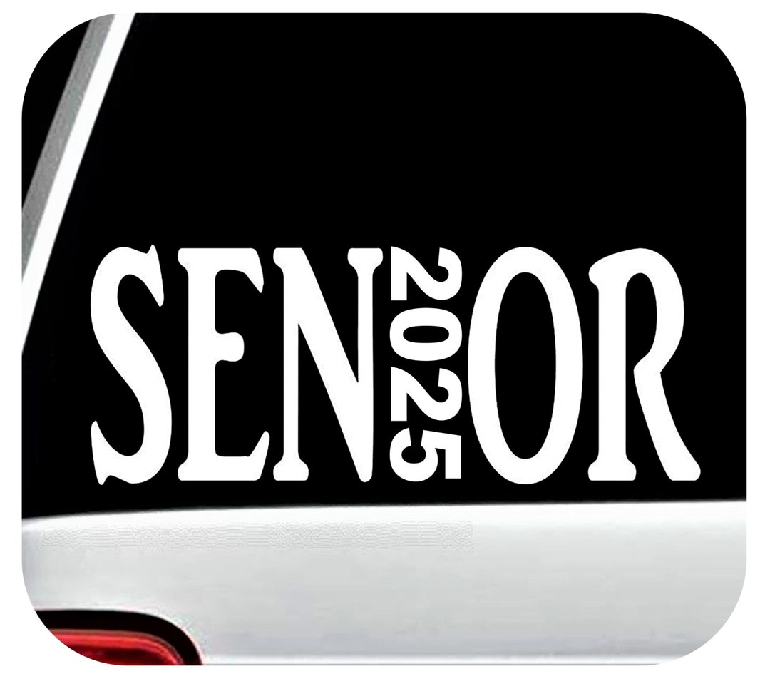 Senior Class of 2025 Decal Sticker for Car Window Graduation Gift High ...