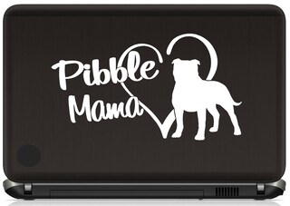 Adesivo Auto JDM 'I Love My Pitbull' - INDIGOS UG Sticker In Pellicola Tedesca, Bianco 149x71mm