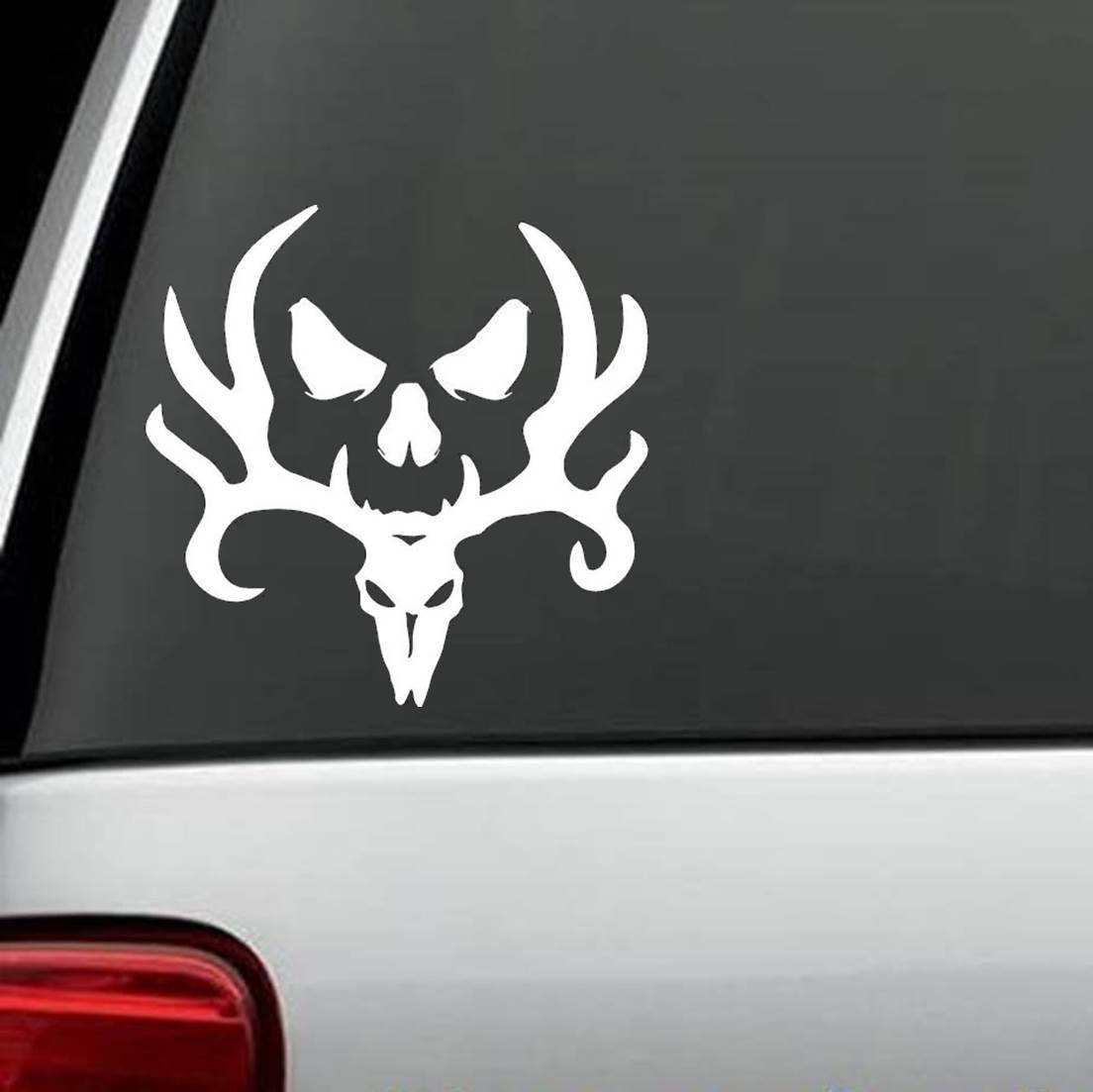 Green Logo Hunting-ADE1205 Truck or SUV Bone Collector Decal for Car 