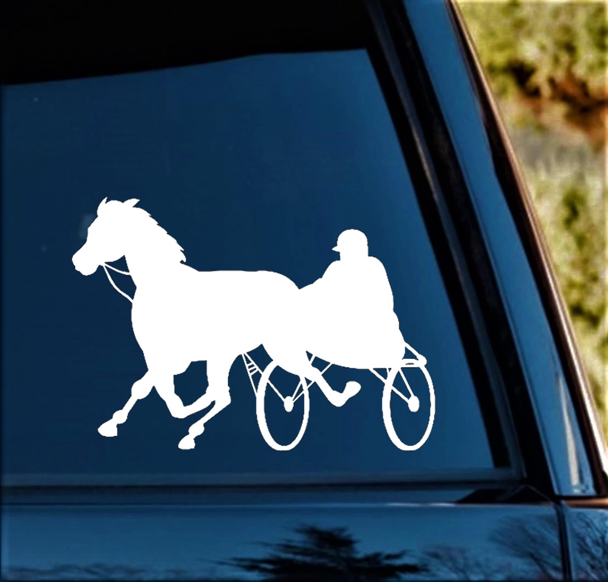 Harness Racing Decal | Harness Horse Racing Decal Sticker for Car ...