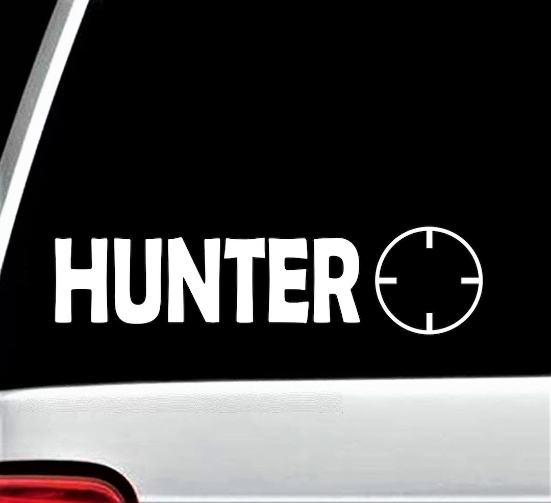 Hunter Decal for Car Gun Scope Sights Decal Sticker for Car Window