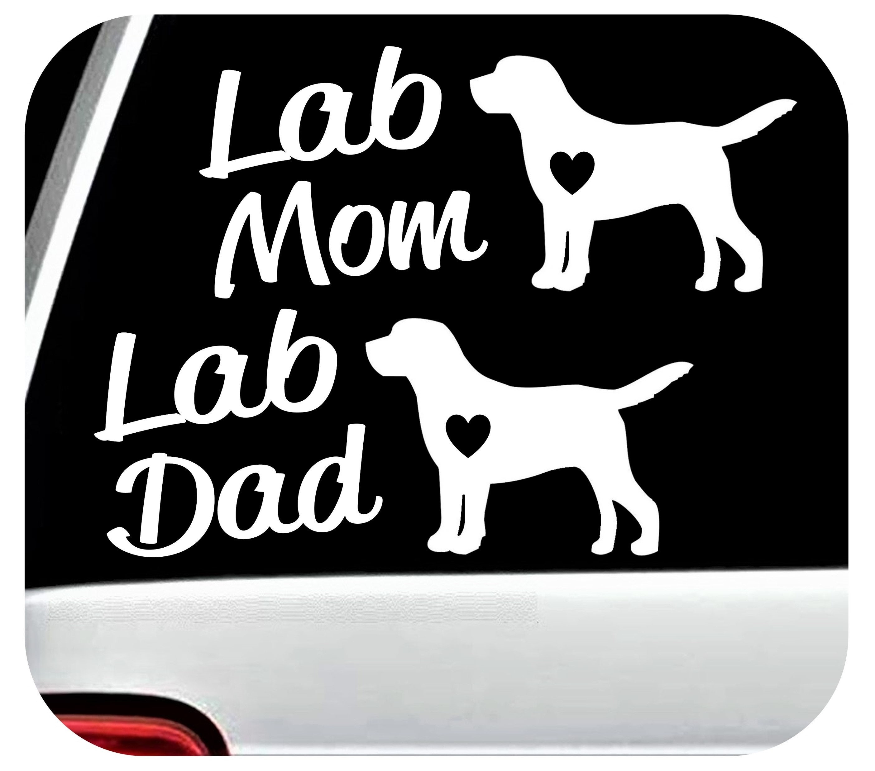 Labrador Dog Breed Decal Sticker - Bluegrass Decals L1012