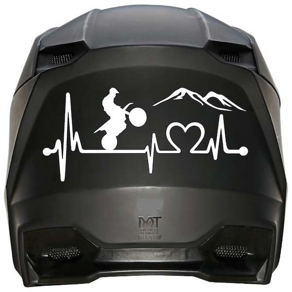 Bicycle Kayak Heartbeat Lifeline Vinyl Decal Sticker – 8x3.5 Inches, Weatherproof & UV Resistant - View #9