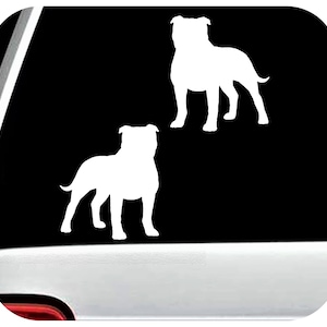 Pit Bull Pitbull Decal Sticker Set for Car Window