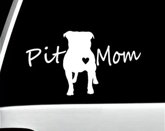 Lovabull Cute Pitbull Dog Sticker Decal Car Laptop Pitbull Mom Window Bumper 