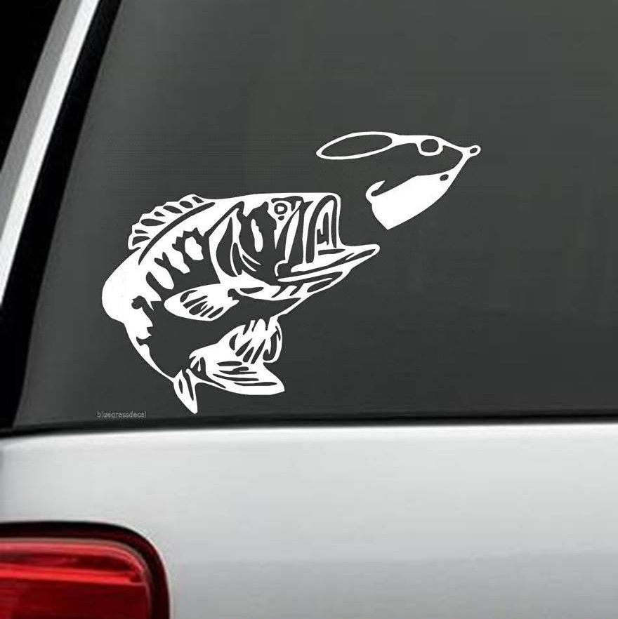 Bass Fishing Decal Sticker for Window Bass Fishing Decal for Car Truck SUV  Boat Trailer Laptop Wall Art -  Canada