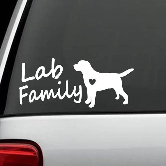 My Lab Is My Shadow Labrador Dog Decal Sticker *L1048 Mom Pet Gift Accessories