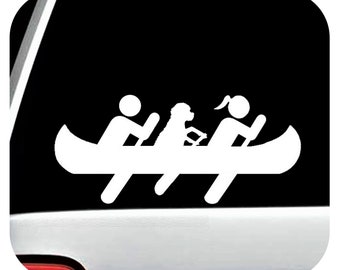 "Paddle Faster I Hear Banjos" Funny Vinyl Decal – 2"x4" Matte Sticker For Car, Truck, Kayak, Window