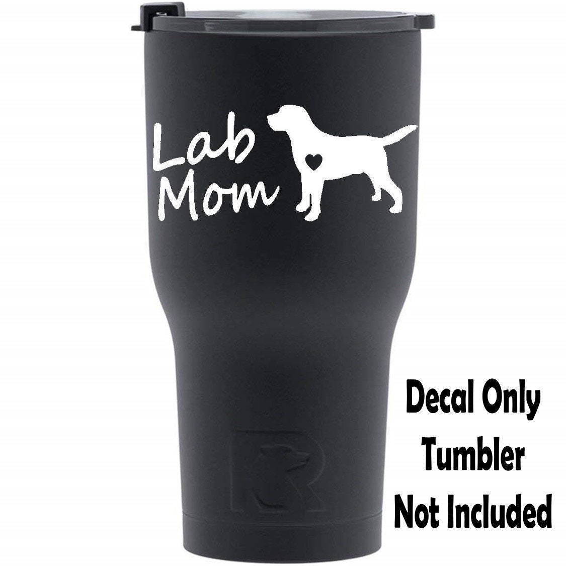 Lab Mom Decal for Car Window Labrador Retriever Decal Etsy