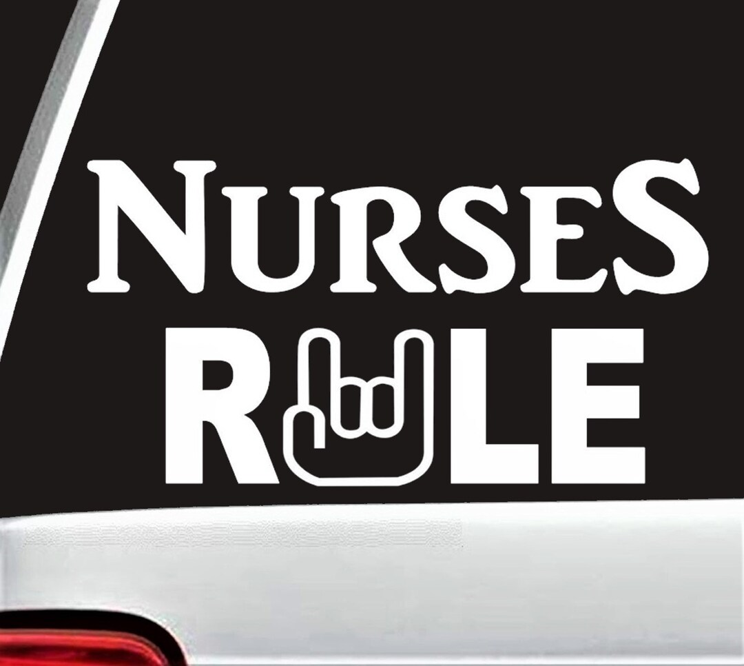 Registered Nurse - Nurse Decal - RN - MD - EMS - Vinyl Sticker