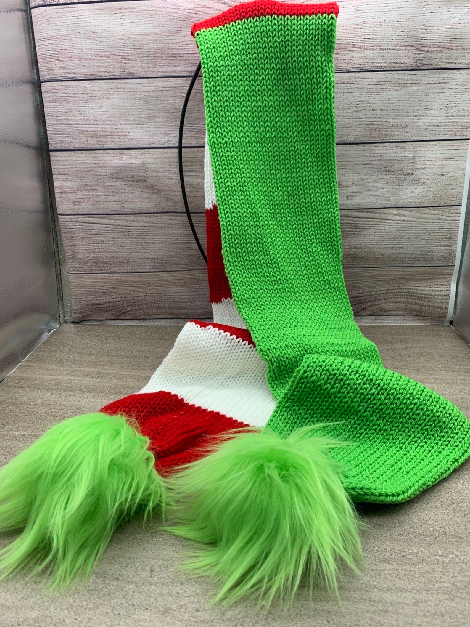 Grinch Scarf - Etsy