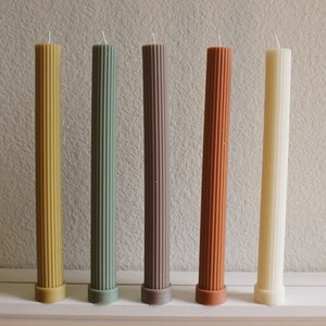 Fluted Pillar Candle