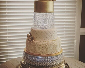 cake pillars etsy