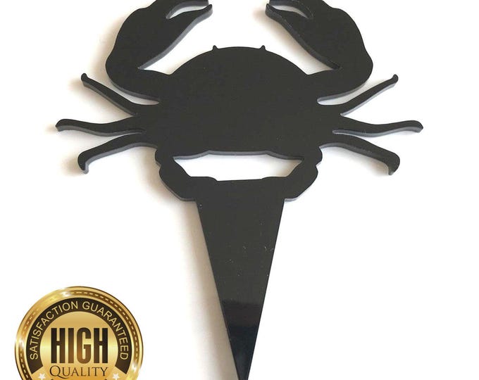 Crab Shaped Cake Toppers & Cup Cake Toppers - Several Colour Options Available, Any Bespoke Style Made, Crafting Customised