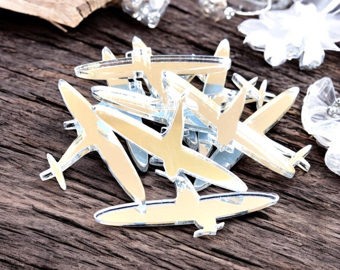 Spitfire Acrylic Crafting Mirrors: Custom Colors & Sizes, Pack of 10