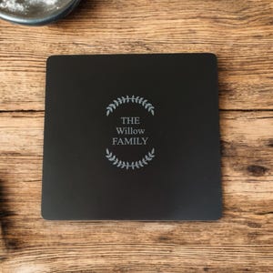 Square Acrylic / Worktop Savers / Tabletop Protectors / Serving Mats, Custom Sizes/Shapes, Colours, Engraved or Plain