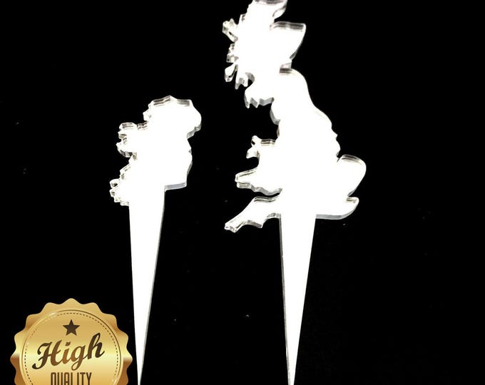 Bespoke Acrylic Cake Topper - Eco-Friendly UK Made