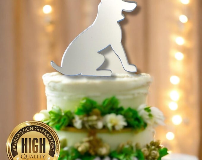 Beagle Dog Shaped Cake Toppers & Cup Cake Toppers - Several Colour Options Available, Any Bespoke Style Made, Crafting Customised
