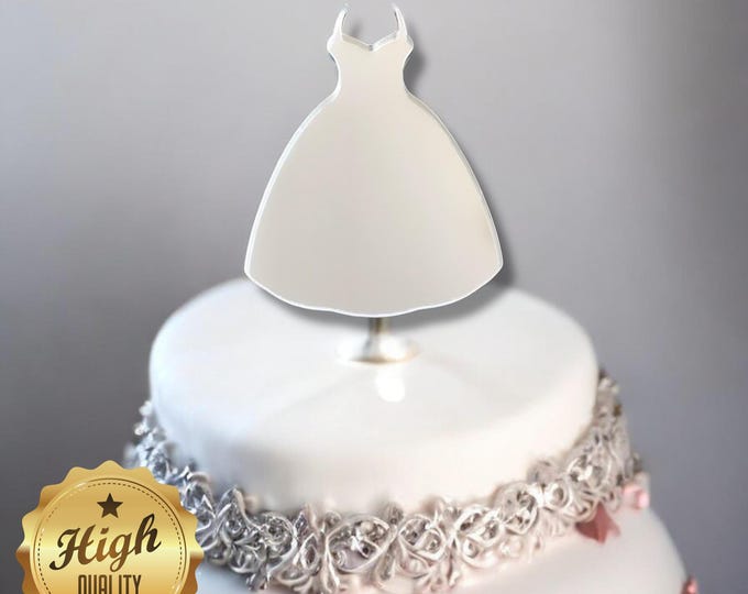 Ball Gown Cake Toppers: Bespoke Style, Custom Colors