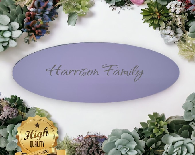 Custom Acrylic Oval Table Runner: Bespoke Sizes & Colors