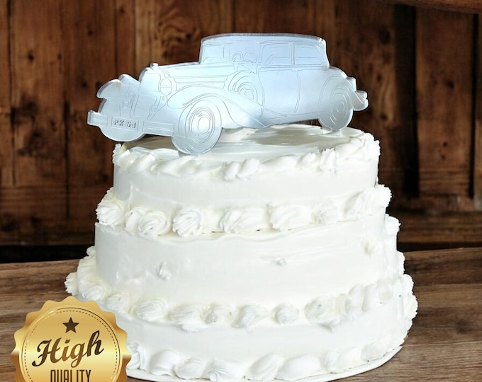 Any Classic Car Shaped Cake Toppers - Custom Colours, Any Bespoke Style Made, Crafting Customised