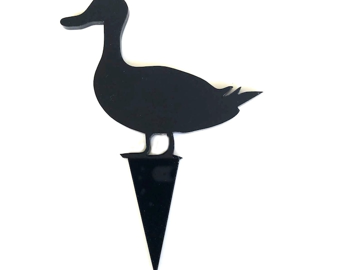 Duck Cake Topper: Recycled Acrylic, Custom Colors & Sizes