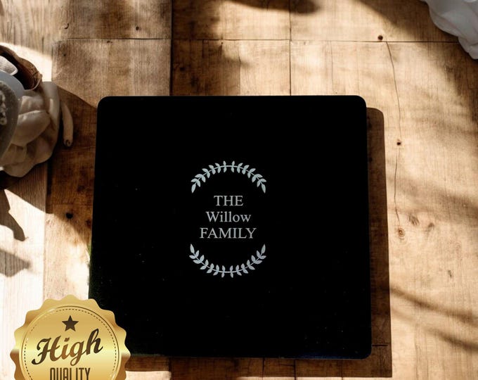 Square Placemats & Coasters - Matt, Gloss or Clear Colours or Wood options, Custom Sizes, Shapes, Colours, Engraved or Plain
